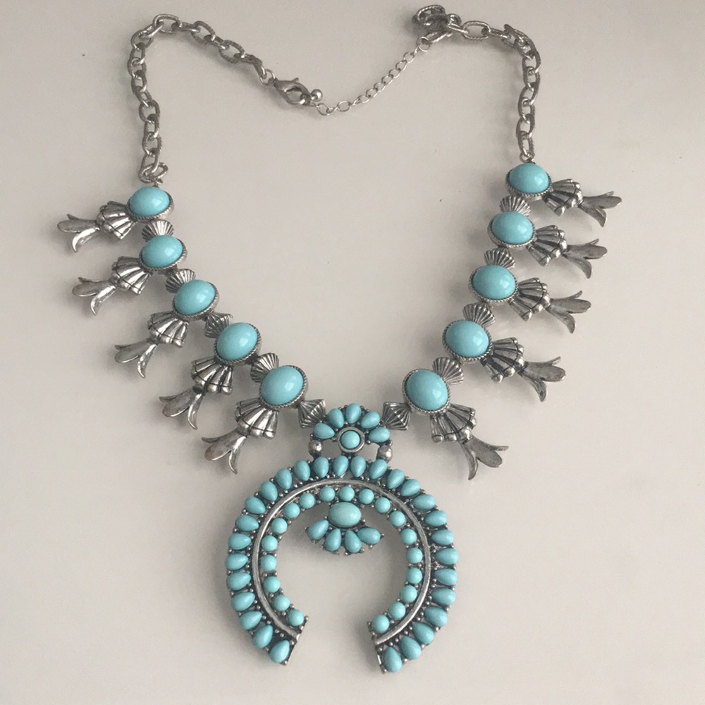 Turquoise Statement Necklace